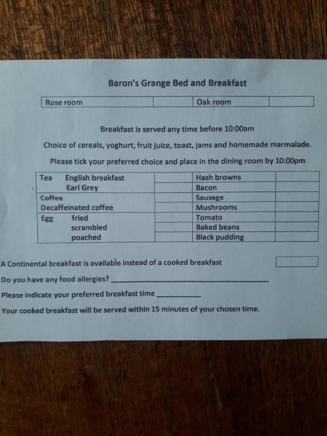 Iden Baron'S Grange Bed & Breakfast エクステリア 写真